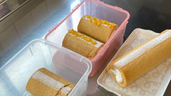 紅茶と柑橘のロールケーキレッスン最終日