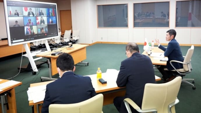 第1回G7貿易大臣会合開催、辻󠄀清人外務副大臣、齋藤健経済産業大臣出席