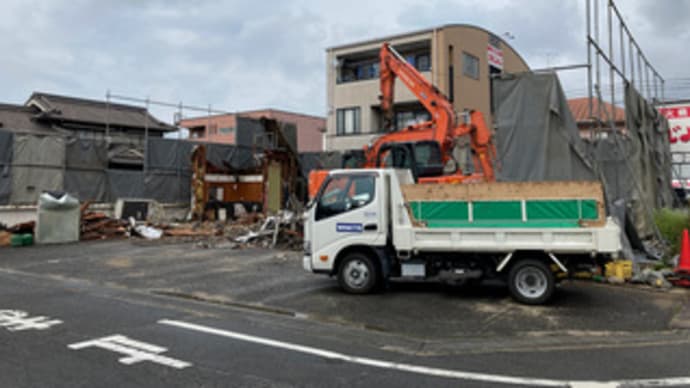 広島県福山市新涯町１丁目４１‐２１・喫茶「陣屋」解体工事