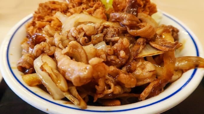 W牛肉の丼 ~ボリュウム勝負のメニュー~