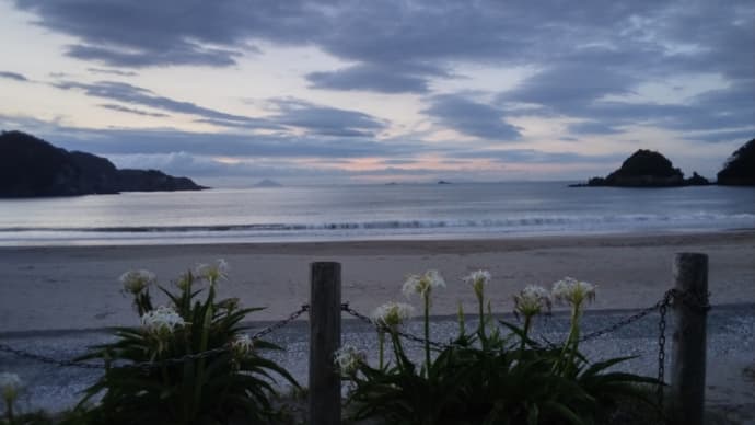 7月8日おはようございます。今日の海です。