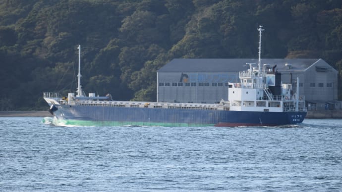 貨物船 いしづち 海峡を航行