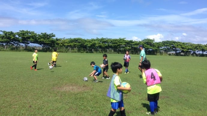 キッズ巡回指導2022:高良FC地域交流活動(はなぞの学童):7月9日