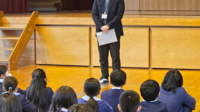 全校朝会~校長先生のお話~