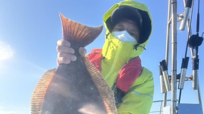 2号船1日便でヒラメ釣りです。