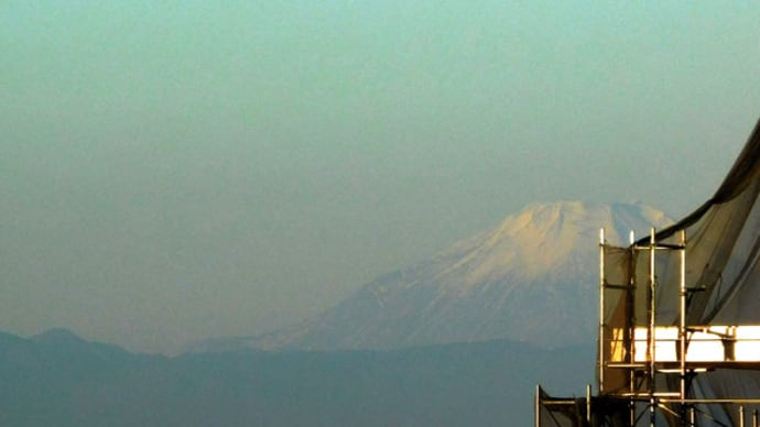2023年11月16日の富士山（秋のダイアモンド富士）