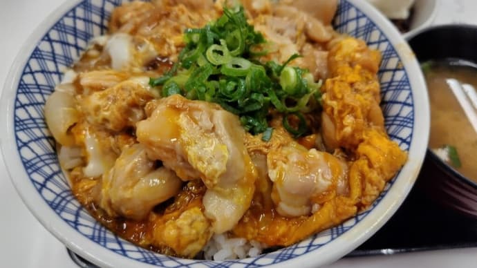 𠮷野家(24)親子丼大盛