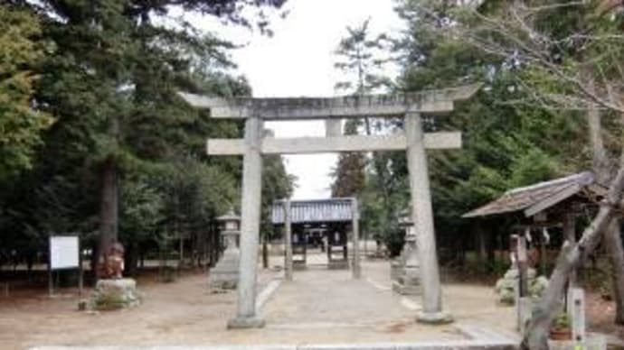 靱負(ゆきえ)神社 in 岡山県瀬戸内市長船町