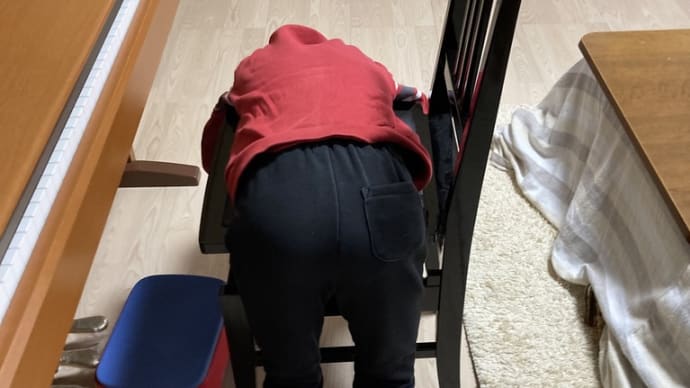なぜか不機嫌、長男くん