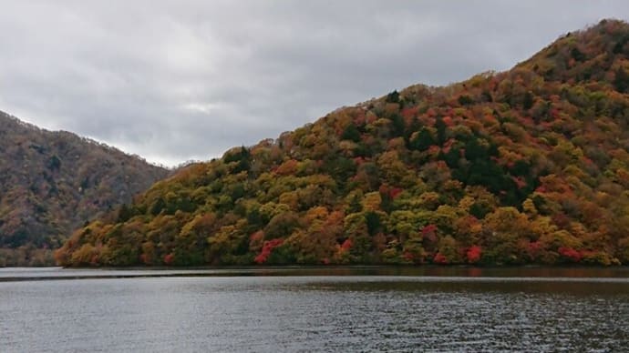 中禅寺湖の紅葉