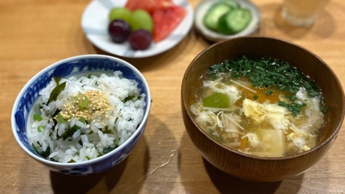 西武線と今日のごはん