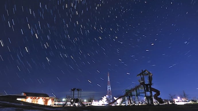 昨晩のさくら公園と星グル☆。