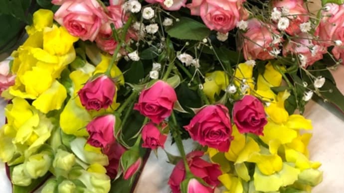 感謝 花束 離任式