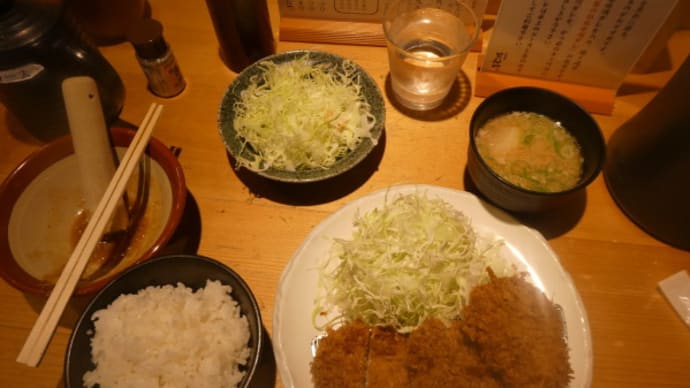 豚屋とん一　姫路駅前店でのランチ　on　2022-10-26