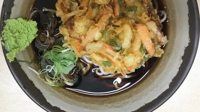岩本町スタンドそば@岩本町「冷しかき揚げそば」