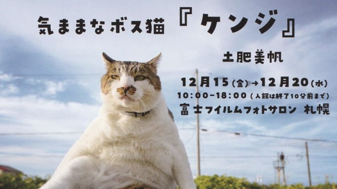 思わず笑ってしまう写真展です！～気ままなボス猫『ケンジ』@富士フイルムフォトサロン札幌～