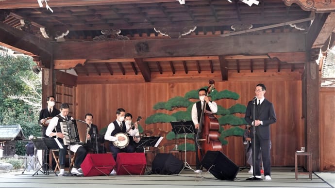 道明寺天満宮へ東京大衆歌謡楽団の奉納演奏を見に行って来ました ・・・