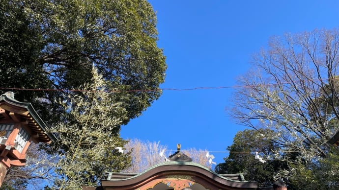 いつもの神社へ