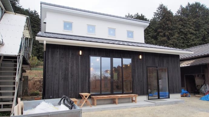 矢掛町のポツンと一軒家、完成見学会を行います