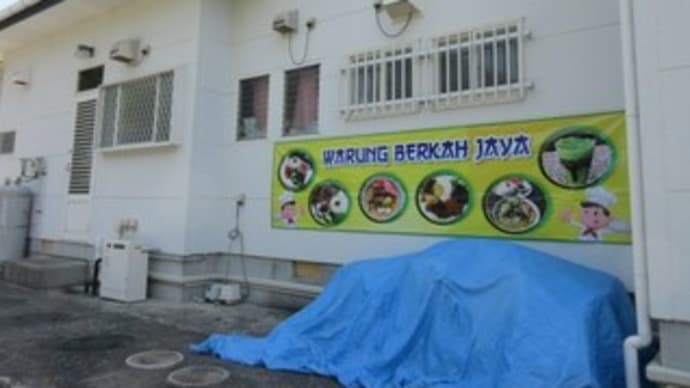 3回目「ワルンブルカジャヤ Warung Berkah Jaya」、本場のインドネシア料理店で、ナマズ揚げ、サテアヤム他