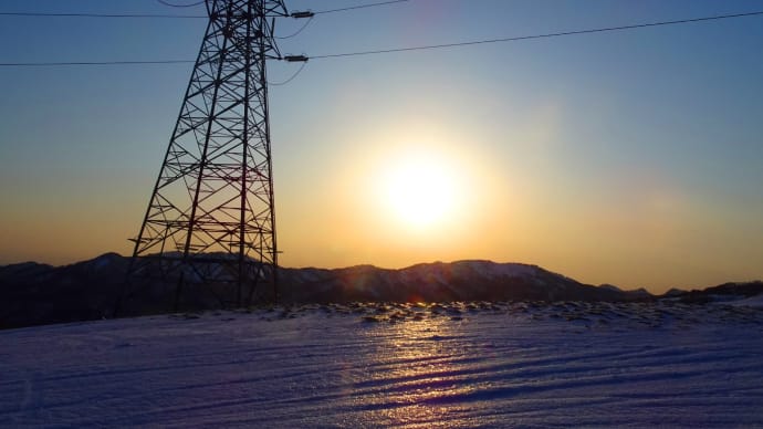 きじひき高原③夕暮れ山歩２０２４年３月１９日