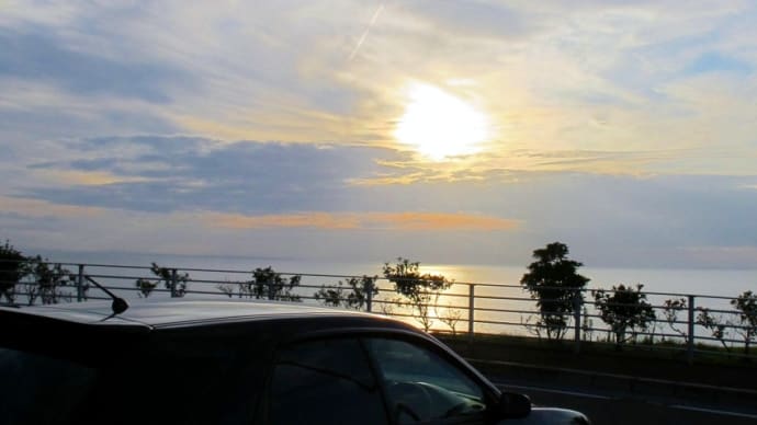 淡路島で見た夕景