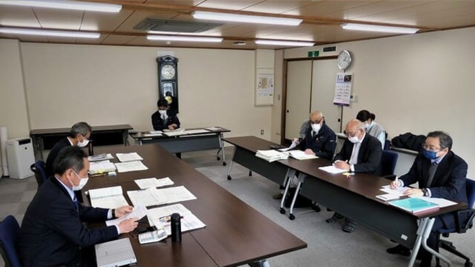 令和5年度当初予算査定&草尾上野ぶどう畑上空からの風景