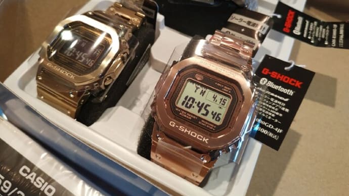 GMW-B5000GD-4JF #ローズゴールド #フルメタル #G-SHOCK #キムタク Gショック #カシオ #正規店 #新潟県 #柏崎市 #岸本時計店