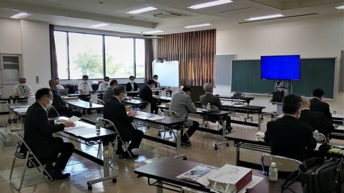 長野県町村会役員会・先進地視察&赤地蔵上空からの風景
