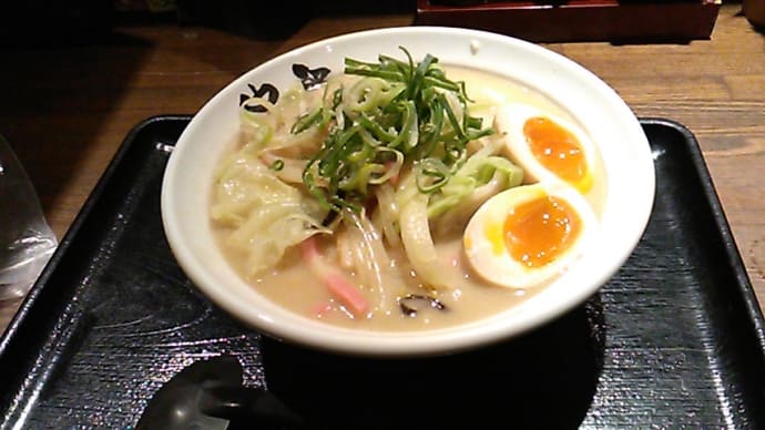 忠次郎の味玉ちゃんぽん