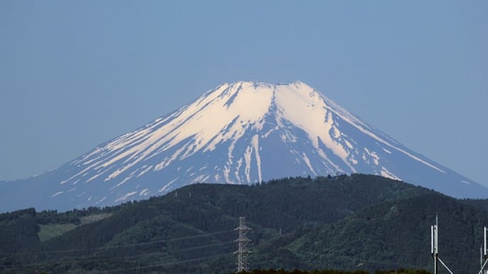 今朝の富士山(2024/05/17)