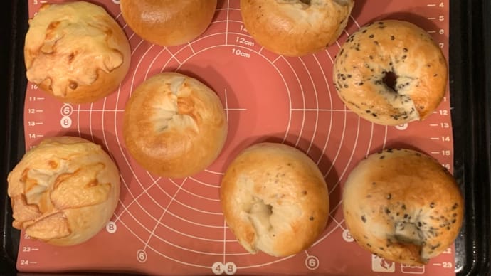 納得いくまでベーグル作りリベンジ