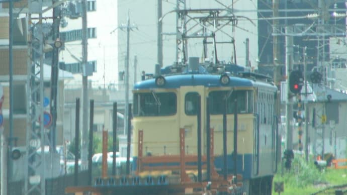 EF65-1128 レールチキ牽引 【西明石駅付近:神戸線】2006.JUL