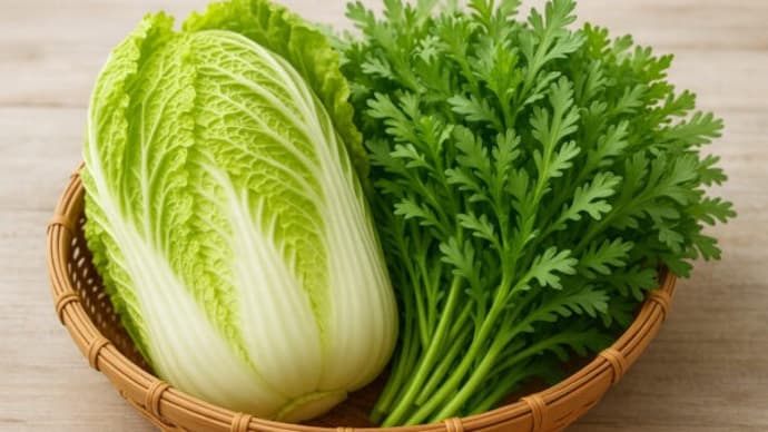 白菜+春菊でバランス調整! 花粉症と春風邪に効く五行の知恵
