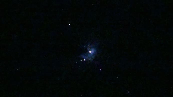 オリオン大星雲を手持ち撮影する