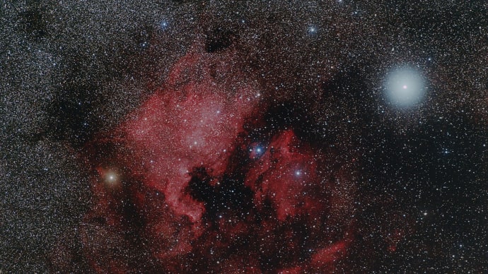 北アメリカ & ペリカン星雲 広域 （サンニッパで速写 その３）