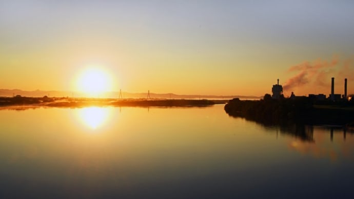 2023/09/24(日)晴れ、“秋”輝く、石狩・夕張川の朝☆