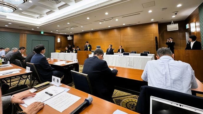 ダム・発電関係市町村全国協議会理事会・定期総会合同会議&小立野と下生野上空からの風景