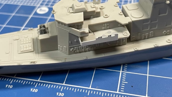 【ピットロード】1/700 海上自衛隊 護衛艦 さみだれ DD-106 製作記 No,4“艦橋の追加工作”