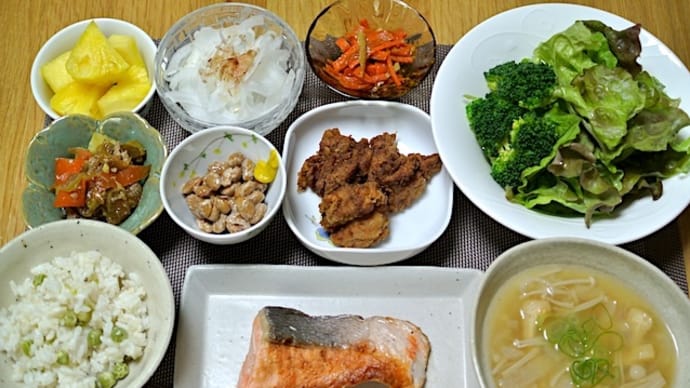 おばんざい風晩ごはん&うちで人気の納豆♡