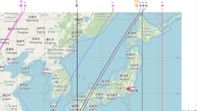 12月23日 天秤座下弦の地図