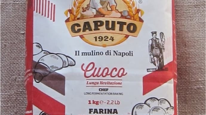 イタリアの小麦粉でピッツァを作ってみました