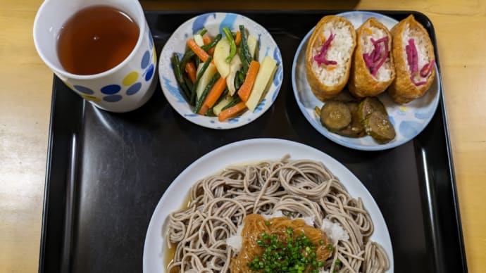 7月29日 なめこおろし蕎麦