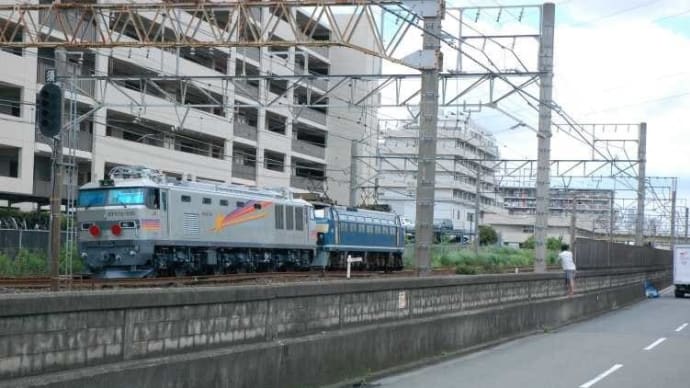 EF510-510 カシオペア塗装甲種回送【鶴見~新鶴見:矢向第一陸橋南】2010.7.16 (SDTMの気まま空間より再掲)