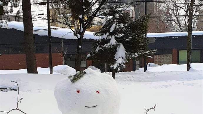 札幌・街の一コマ　：　雪のある風景・かまくら