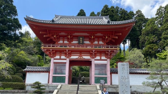 本日は西国三十三観音霊場巡り25番札所播州清水寺へ。おみくじは90番大吉。