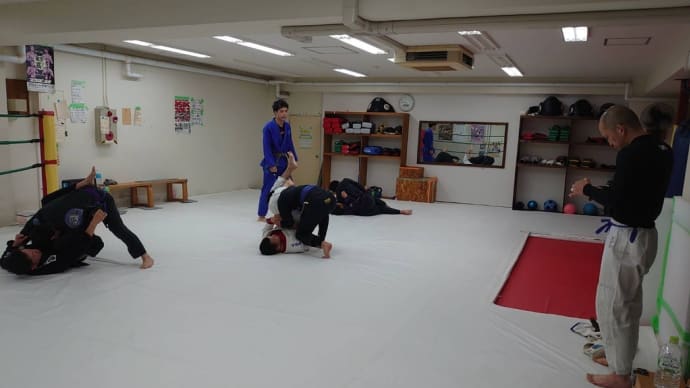 大人がハマる格闘技…(月)ブラジリアン柔術クラス19:30〜