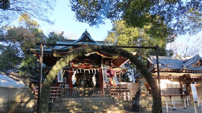 初詣は氷川神社でした