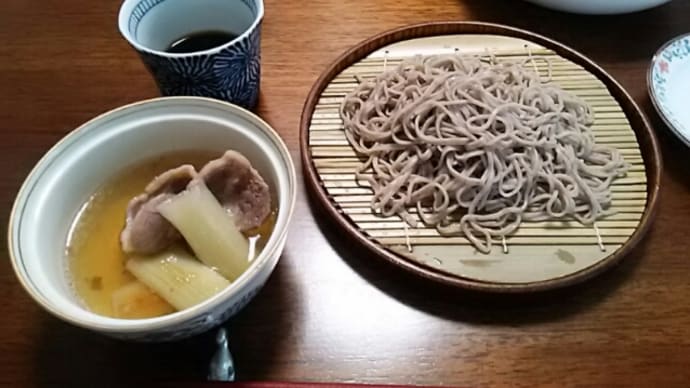 二種のつゆで、楽しむ、牡丹蕎麦