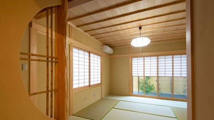 住まいの設計デザインの工夫と手法色々と・・・暮らしの工夫、フローリングだけではなく和室・畳の間を暮らしの空間に取り入れて日本的情緒や過ごし方をアレンジ。